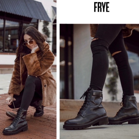 frye allison combat boot